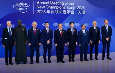 Daniel Noboa en el Foro de Davos