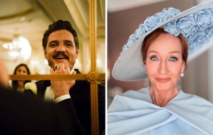Pedro Pascal y J.K Rowling