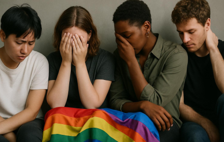 Muchos jóvenes viven divididos entre actuar como heterosexuales en casa y esconder su verdadera identidad fuera, una doble vida que desgasta.