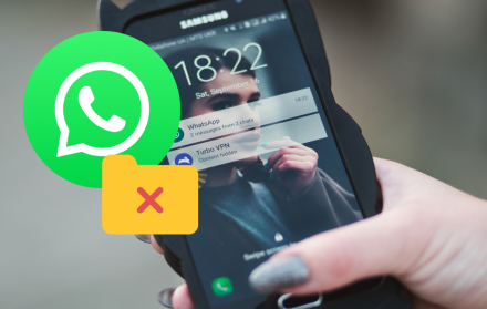 Eliminar fotos y videos en WhatsApp