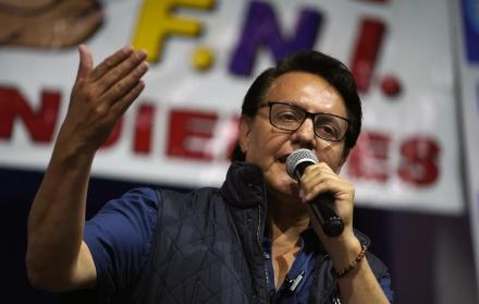 FERNANDO VILLAVICENCIO MITIN POLITICO QUITO 2023