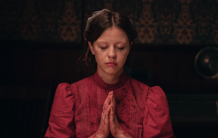 Mia Goth en una escena clave de Pearl