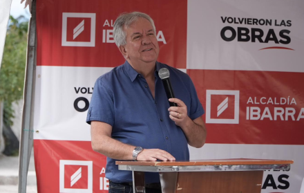 Álvaro Castillo va por su segundo período al frente de la Alcaldía de Ibarra.