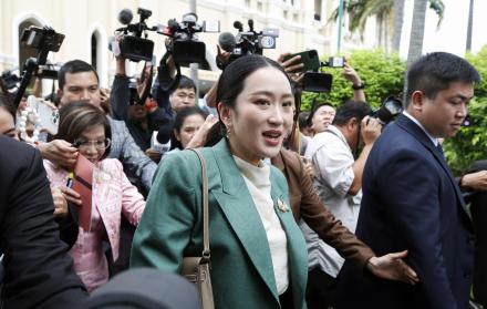 La primera ministra de Tailandia, Paetongtarn Shinawatra.