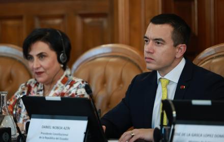 Daniel Noboa sostuvo una reunión con el Procurador Nacional Antimafia y Antiterrorismo de Italia, Giovanni Melillo.