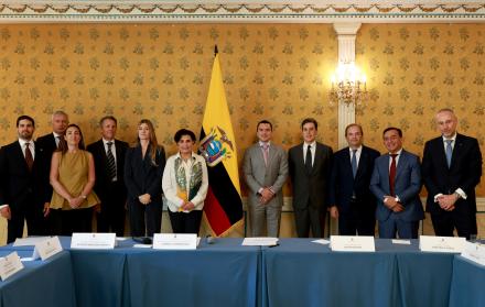Daniel Noboa sostuvo una reunión clave con representantes de destacadas empresas italianas