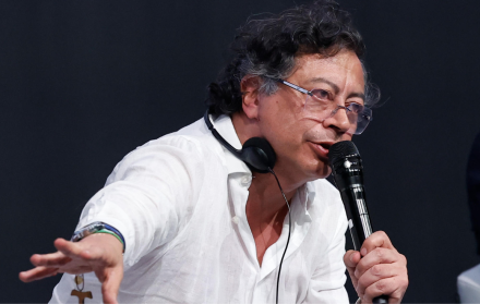 Gustavo Petro, presidente de Colombia, estuvo en Manta, Manabí, del 24 al 26 de mayo de 2025.