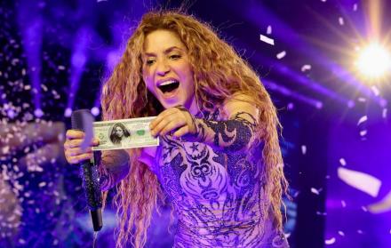 Shakira en su tour