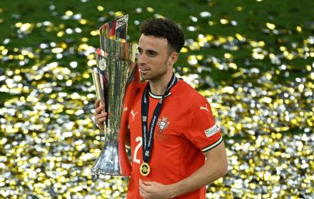 Diogo Jota se coronó campeón de la Nations League con Portugal