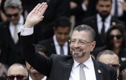 Fotografía del presidente de Costa Rica, Rodrigo Chaves.