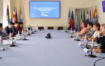 Cavallari habló con Sommerfeld sobre programas contra el crimen.