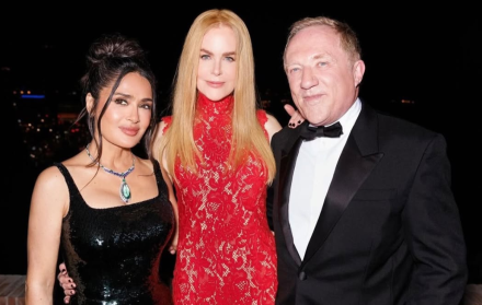Salma Hayek, Nicole Kidman y François Henri Pinault