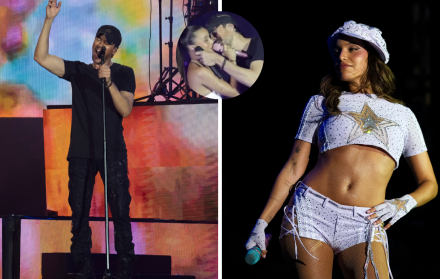 Enrique Iglesias y Emilia Mernes
