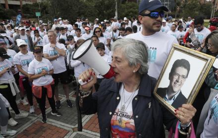 Marcha por la paz Uribe