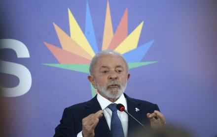 El presidente de Brasil, Luiz Inácio Lula da Silva