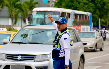 Operativo de tránsito Guayaquil