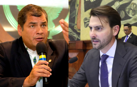 RAFAEL CORREA Y NIELS OLSEN