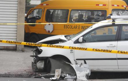 siniestro vial choque movilidad Guayaquil 2025 CV