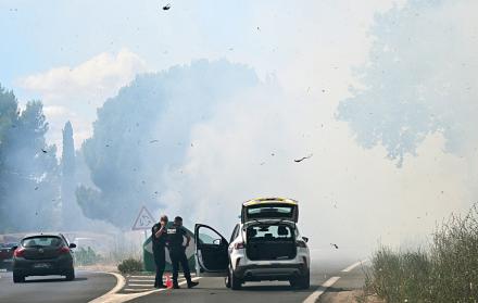 Incendio en sur de Francia