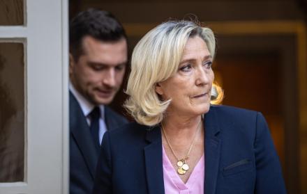 Marine Le Pen y Jordan Bardella