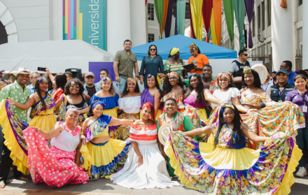 Evento Herencia Viva Afro, danza afroecuatoriana