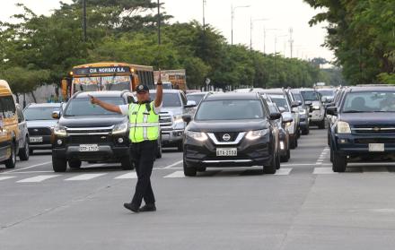 Tráfico en Samborondón