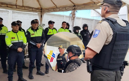 Policía Nacional en Manta