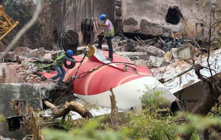 Accidente de avión en India