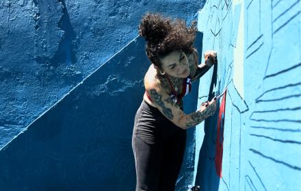 La artista Karina 'Kau' Taveras
