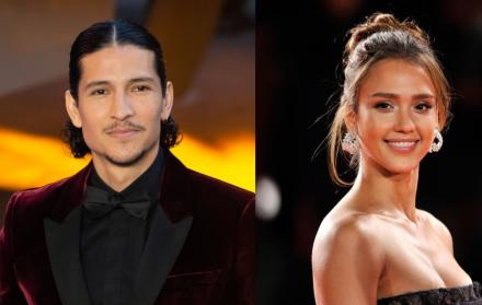 Danny Ramírez y Jessica Alba