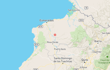 temblor en ecuador este domingo