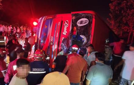 Accidente de bus en El Empalme