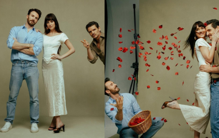 Dakota Johnson, Pedro Pascal y Chris Evans