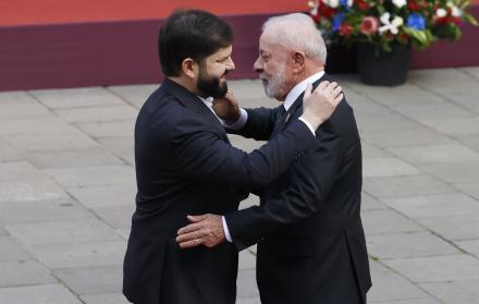 Gabriel Boric y Luiz Inácio Lula da Silva