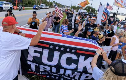 Activistas contra Trump
