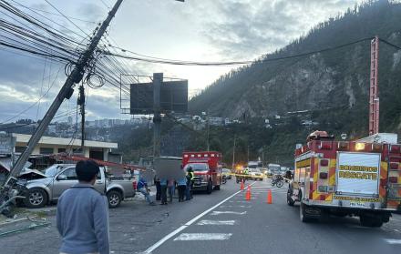 accidente de tránsito en Quito
