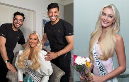 Miss Universo Victoria Kjær en Ecuador