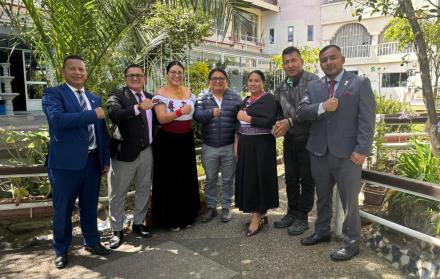 Asambleístas de Pachakutik
