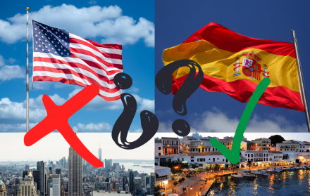 España o Estados Unidos