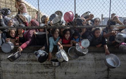 Palestinos desplazados
