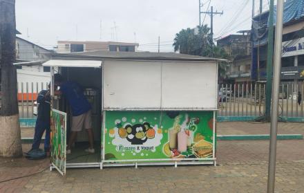Kioscos afectados