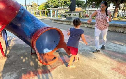 Parques en mal estado Babahoyo