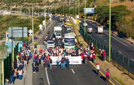 cierre de la panamericana Norte