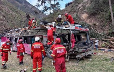Accidente de bus en Tarma, Perú