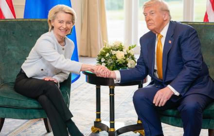 Donald Trump y Ursula von der Leyen