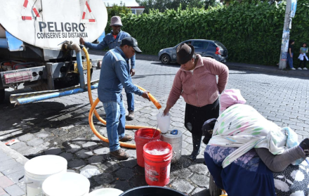 Catorce días sin agua potable soportaron los habitantes del sur de Quito, desde el 9 de julio del 2025.