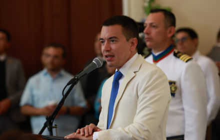 Daniel Noboa, presidente de Ecuador.