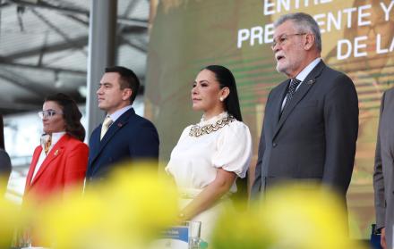 DANIEL NOBOA, DIANA ATAMAINT, MARIA JOSE PINTO Y ENRIQUE PITA
