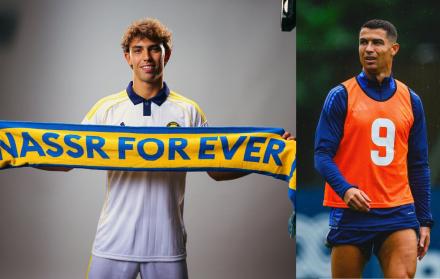 Joao Félix y Cristiano Ronaldo se unen en Arabia Saudita.