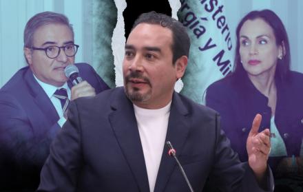 El asambleísta Juan Andrés González, representante del correísmo, anunció el pedido de juicio político contra la actual ministra de Energía y Minas, Inés Manzano, y el exministro Antonio Goncalves.